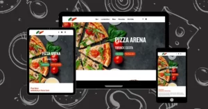 Pizza Arena Website Multiple Devices